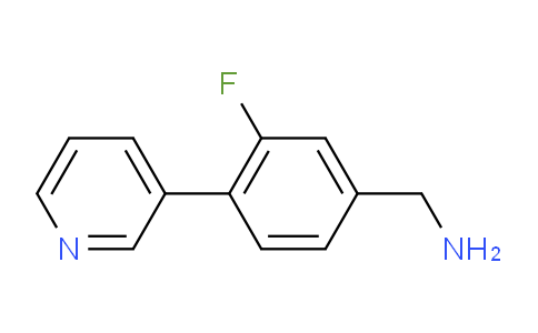 (3-Fluoro-4-(pyridin-3-yl)phenyl)methanamine