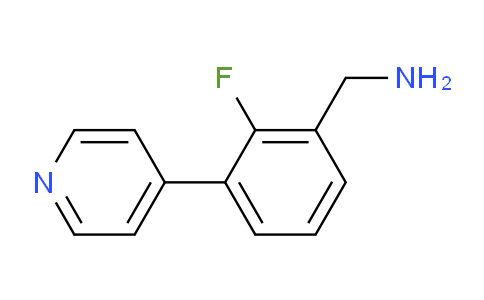 (2-Fluoro-3-(pyridin-4-yl)phenyl)methanamine