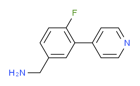 (4-Fluoro-3-(pyridin-4-yl)phenyl)methanamine