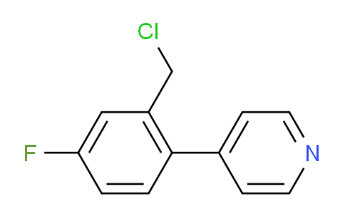 4-(2-(Chloromethyl)-4-fluorophenyl)pyridine