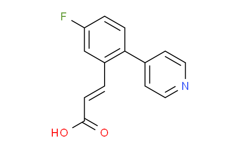 AM101764 | 1214791-42-0 | (E)-3-(5-Fluoro-2-(pyridin-4-yl)phenyl)acrylic acid