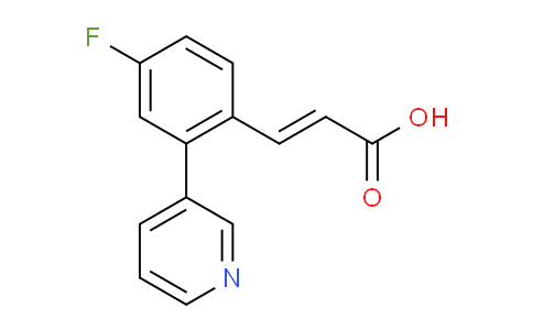 AM101767 | 1214790-34-7 | (E)-3-(4-Fluoro-2-(pyridin-3-yl)phenyl)acrylic acid