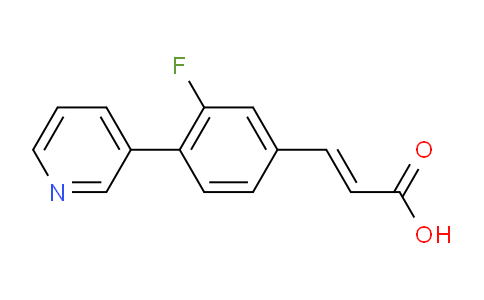 (E)-3-(3-Fluoro-4-(pyridin-3-yl)phenyl)acrylic acid