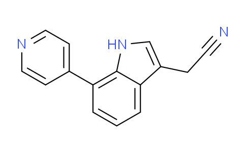 AM101848 | 1214325-69-5 | 2-(7-(Pyridin-4-yl)-1H-indol-3-yl)acetonitrile