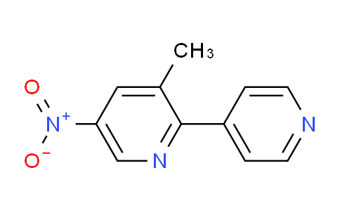 3-Methyl-5-nitro-2-(pyridin-4-yl)pyridine