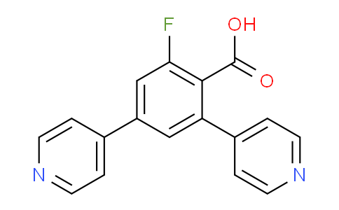 2-Fluoro-4,6-di(pyridin-4-yl)benzoic acid