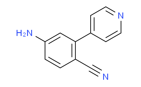 4-Amino-2-(pyridin-4-yl)benzonitrile