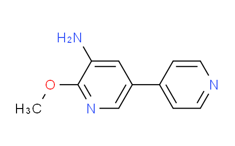 2-Methoxy-5-(pyridin-4-yl)pyridin-3-amine