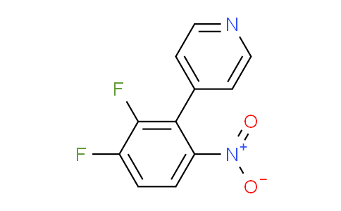 4-(2,3-Difluoro-6-nitrophenyl)pyridine