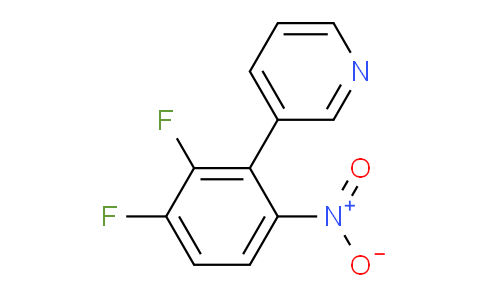 3-(2,3-Difluoro-6-nitrophenyl)pyridine