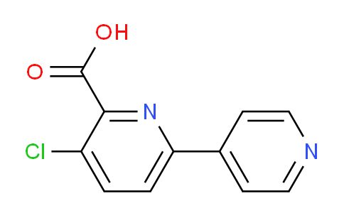 3-Chloro-6-(pyridin-4-yl)picolinic acid