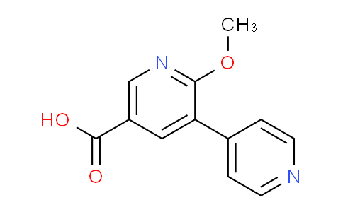 6-Methoxy-5-(pyridin-4-yl)nicotinic acid