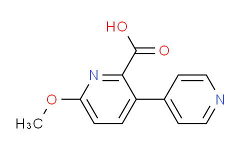 6-Methoxy-3-(pyridin-4-yl)picolinic acid
