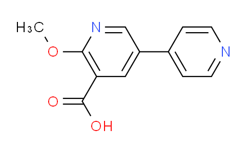 2-Methoxy-5-(pyridin-4-yl)nicotinic acid
