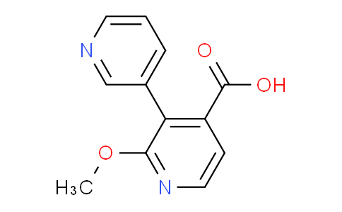 2-Methoxy-3-(pyridin-3-yl)isonicotinic acid
