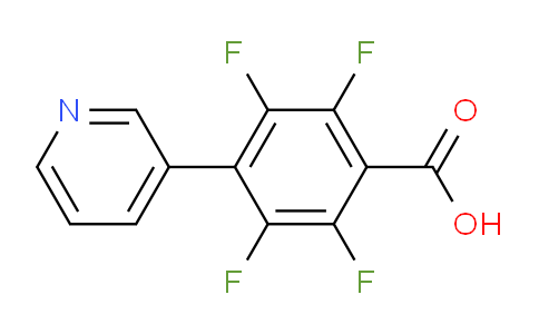 2,3,5,6-Tetrafluoro-4-(pyridin-3-yl)benzoic acid