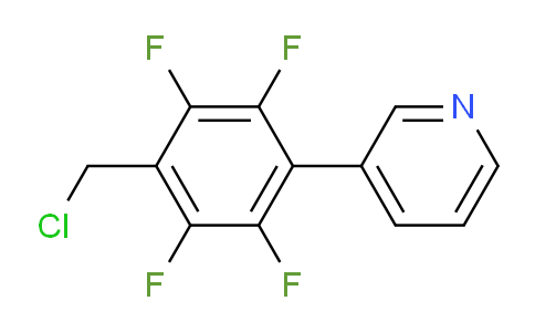 3-(4-(Chloromethyl)-2,3,5,6-tetrafluorophenyl)pyridine