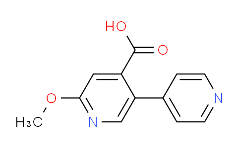 2-Methoxy-5-(pyridin-4-yl)isonicotinic acid