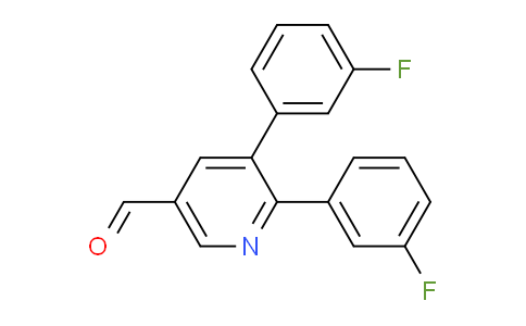5,6-Bis(3-fluorophenyl)nicotinaldehyde
