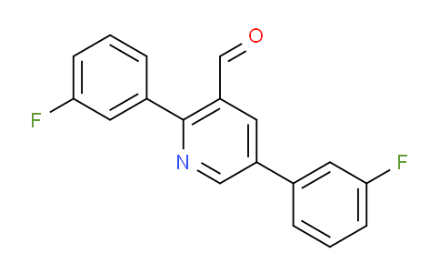 2,5-Bis(3-fluorophenyl)nicotinaldehyde