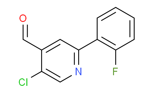 5-Chloro-2-(2-fluorophenyl)isonicotinaldehyde