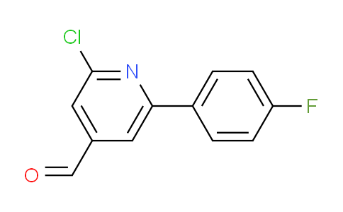 2-Chloro-6-(4-fluorophenyl)isonicotinaldehyde