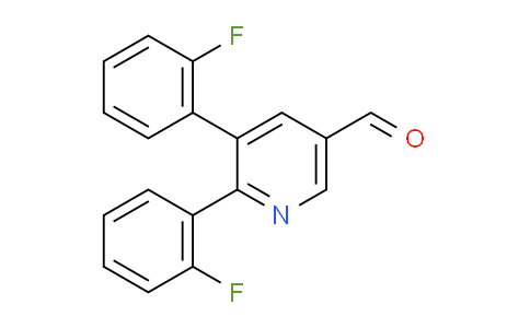 5,6-Bis(2-fluorophenyl)nicotinaldehyde