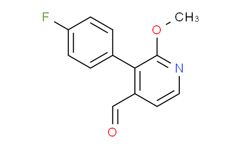 3-(4-Fluorophenyl)-2-methoxyisonicotinaldehyde