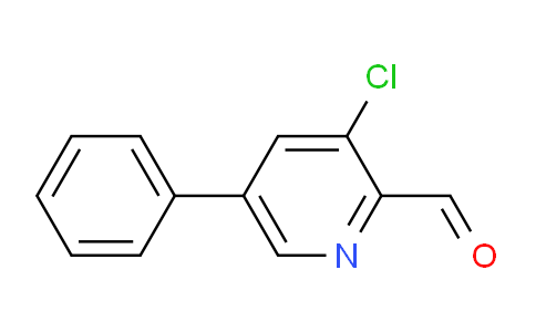 3-Chloro-5-phenylpicolinaldehyde