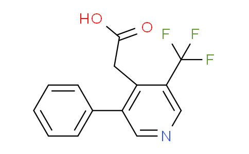 AM102569 | 1806574-24-2 | 3-Phenyl-5-(trifluoromethyl)pyridine-4-acetic acid