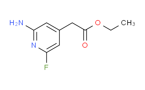 Ethyl 2-amino-6-fluoropyridine-4-acetate