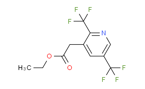 Ethyl 2,5-bis(trifluoromethyl)pyridine-3-acetate