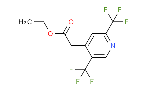 Ethyl 2,5-bis(trifluoromethyl)pyridine-4-acetate