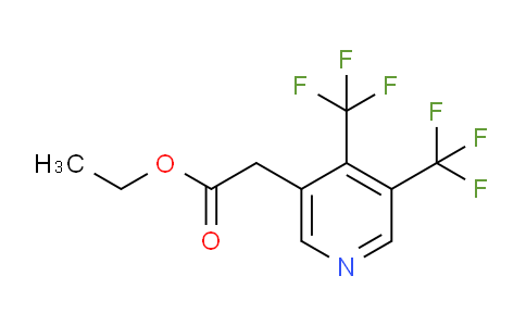 Ethyl 3,4-bis(trifluoromethyl)pyridine-5-acetate