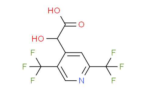 2-(2,5-Bis(trifluoromethyl)pyridin-4-yl)-2-hydroxyacetic acid