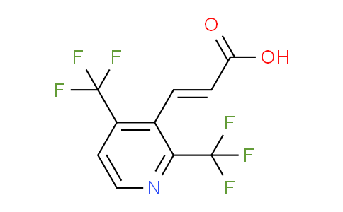 2,4-Bis(trifluoromethyl)pyridine-3-acrylic acid