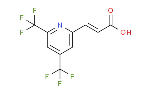 2,4-Bis(trifluoromethyl)pyridine-6-acrylic acid