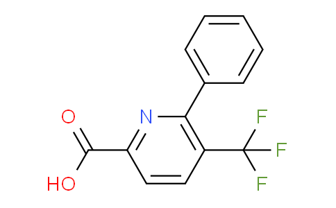 6-Phenyl-5-(trifluoromethyl)picolinic acid