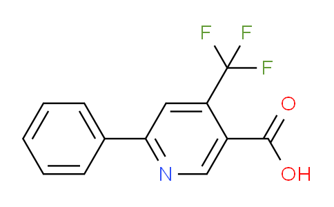 6-Phenyl-4-(trifluoromethyl)nicotinic acid