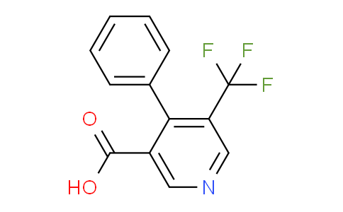 4-Phenyl-5-(trifluoromethyl)nicotinic acid