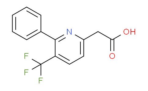 2-Phenyl-3-(trifluoromethyl)pyridine-6-acetic acid
