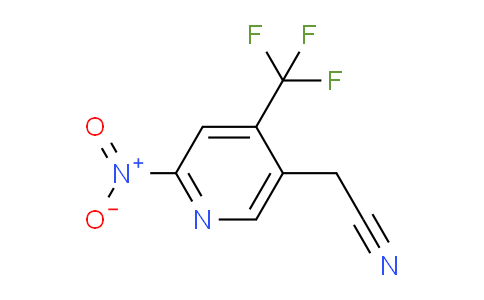 2-Nitro-4-(trifluoromethyl)pyridine-5-acetonitrile