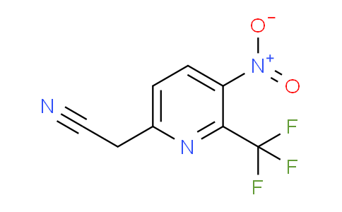 3-Nitro-2-(trifluoromethyl)pyridine-6-acetonitrile