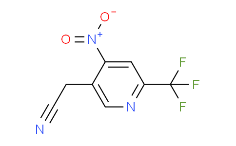 4-Nitro-2-(trifluoromethyl)pyridine-5-acetonitrile