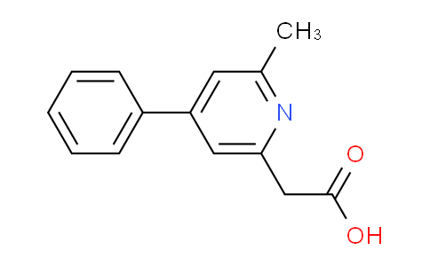 2-Methyl-4-phenylpyridine-6-acetic acid