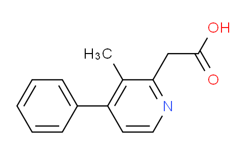 3-Methyl-4-phenylpyridine-2-acetic acid
