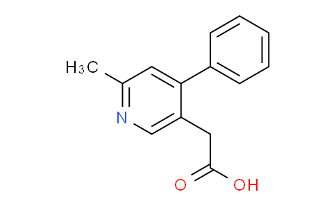 2-Methyl-4-phenylpyridine-5-acetic acid