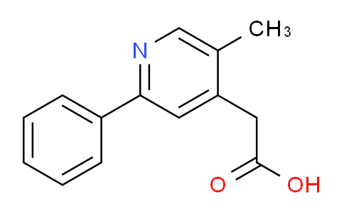 5-Methyl-2-phenylpyridine-4-acetic acid