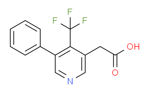 AM103354 | 1803844-51-0 | 3-Phenyl-4-(trifluoromethyl)pyridine-5-acetic acid