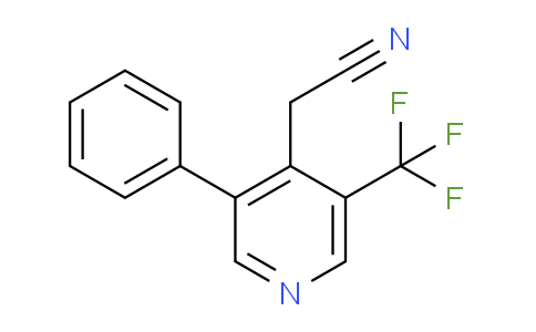 AM103361 | 1806338-90-8 | 3-Phenyl-5-(trifluoromethyl)pyridine-4-acetonitrile